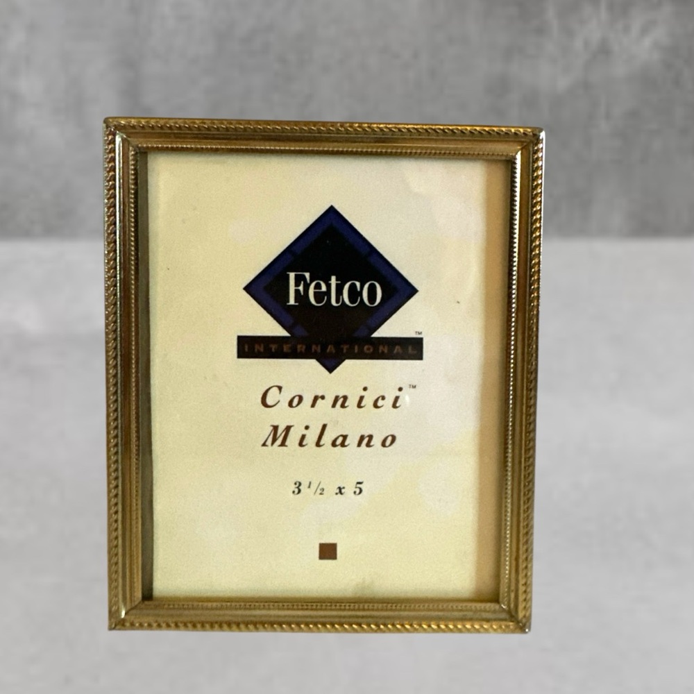 Fetco Gold Cornici Milano Picture Frame 3.5X5